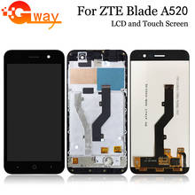 100% Tested For ZTE Blade A520 LCD Display+Touch Screen Digitizer Assembly With Frame Replacement For ZTE  A520 LCD 2024 - buy cheap