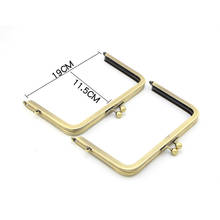 High Quality Rectangle Bag Purse Frame Screw DIY Accessories 19mm for Bag Hardware Metal Ball Clasp Brass Bag Hook Hanger 2024 - buy cheap