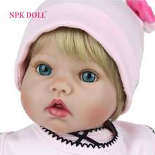 New Design 50 cm Silicone Renascer Baby Dolls Boneca Reborn Bebes Reborn Realista Bonecas de Moda Para A Princesa Crianças Presente de Aniversário 2024 - compre barato