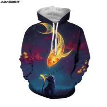 Jumeast Men Women 3D Sweatshirt Hunting Fish Camouflage Oversized Coat Streetwear Harajuku Casual Pullover Spring Autumn Hoodies 2024 - buy cheap