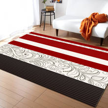 Vintage Flower Pattern Red Carpets for Living Room Children's Room Carpet Bedroom Bedside Blanket Kitchen Doormat 2024 - buy cheap