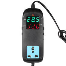 LED Digital Display Breeding Temperature Controller Electronic Thermostat Thermocouple Great Thermostat with Socket AC 90V~ 250V 2024 - buy cheap