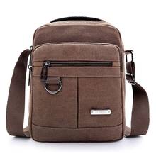 Bolso de lona sólido para hombre y mujer, bandolera unisex con bolsillo interior con cremallera, para exteriores, 2021 2024 - compra barato