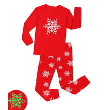TUONXYE-Pijama luminoso de copo de nieve para niños y niñas, conjunto de algodón de manga larga, ropa de dormir para el hogar 2024 - compra barato