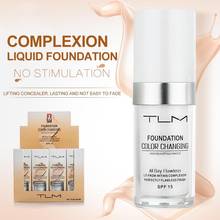 TLM-funda líquida para Base de maquillaje, 30ML, larga duración, hidratante, mate, cobertura completa, cosméticos, TSLM1 2024 - compra barato