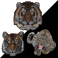 1PCs Tiger Design Toothbrush Embroidered Patches For Clothes Fashion Style Appliques For Shirts Iron on clothes Craft Rr91 2024 - buy cheap