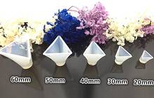 5 Sizes Transparent Pyramid Silicone Mould DIY Resin Decorative Craft Jewelry Making Mold Dried Flower Resin Ornament Mold Tool 2024 - buy cheap