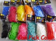 new arrival 600 bands+24 S-Clips/pack Elastic Rubber Family Candy Colorful Bracelet Loom Bands Multy DIY hget3 Refills 2024 - buy cheap