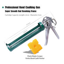 Profession Manual Caulking Gun Glass Glue Flexible Soft Silicone Gun for Decoration Improvement High Quality Metal Hardware Tool 2024 - buy cheap