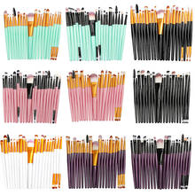 La Milee 20/5Pcs Makeup Brushes Set Eye Shadow Foundation Powder Eyeliner Eyelash Lip Make Up Brush Cosmetic Beauty Tool Kit Hot 2024 - buy cheap