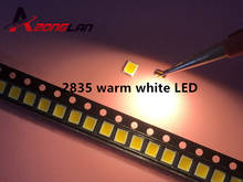 Cuentas de lámpara LED SMD 200, 0,2 W, 20-25lm, blanco cálido, DC3.0-3.6V de Chip LED para todo tipo de luces LED, 2835 Uds. 2024 - compra barato