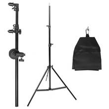 Soporte de cabeza giratoria para estudio fotográfico, brazo Reflector de 27-72 pulgadas/70-185cm, equipo de estudio fotográfico con bolsa de arena y trípode de 2m 2024 - compra barato