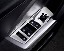 Двери подлокотник окно Лифт кнопка Крышка отделка Подходит для Audi Q3 2019 2020 накладки на интерьер матовый черный 2024 - купить недорого