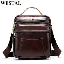 WESTAL 100% genuine leather bag for men crossbody bags men's shoulder bag flap small men messenger bags handbags leather 8318 2024 - buy cheap