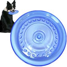 Disco voador de brinquedo para cachorro tpr, disco de borracha de brinquedo para treinamento de cachorro, acessório para limpeza dos dentes de animais de estimação e gato 2024 - compre barato