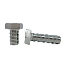 3pcs M8 hexagon screws outer hex machine teeth screw mechanical bolts stainless steel bolt DIN933 100mm-200mm length 2024 - buy cheap