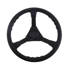 13-1/2 inch 340mm Boat Marine Yacht Plastic Steering Wheel with 3 Spoke - Black 2024 - buy cheap