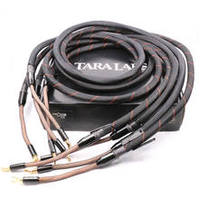 Alta fidelidade o cabo de um altifalante spade plug cabo alto-falante 100% brandnew audiophile cabo com caixa original 2024 - compre barato