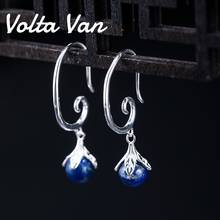 Женские серьги-капельки Volta Van Lapis, Винтажные серьги из серебра 925 пробы, 2021 2024 - купить недорого