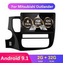 Radio con GPS para coche, reproductor Multimedia con Android 9,1, 2GB + 32GB, 2 din, cámara DVR, 2GB de RAM, 32GB de ROM, USB, para Mitsubishi Outlander 3, años 2012 a 2018 2024 - compra barato