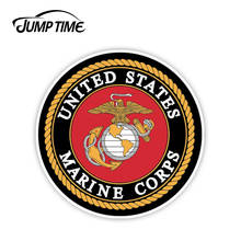 JumpTime 13cmx13cm US Marine Corp Military Sign Vinyl Decal Sticker Car Truck Window Laptop Wall Waterproof Car Accessories 2024 - buy cheap