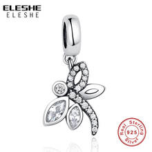 New Collection 925 Sterling Silver CZ Dragonfly Beads Fit Original Charms Bracelets & Necklaces DIY Jewelry Gift 2024 - buy cheap