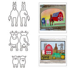 2021 New Farm Animals Metal Cutting Dies For Mould Cut Paper Craft Making Cattle Horse Pig Greeting Card Scrapbooking No Stamps 2024 - buy cheap