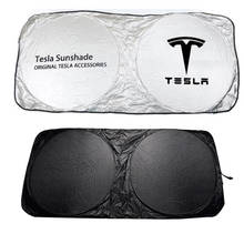 Parasol delantero y trasero para coche, cubierta de persiana solar refrescante para Tesla modelo S, modelo X, Modelo 3, Protector solar automático 2024 - compra barato
