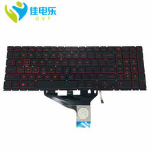 New backlight keyboard for HP OMEN 15 DC dc0001tx dc0087nr 15-DC0020NR 15-dh red keys keyboards US English 9Z.NF3BQ.101 2024 - buy cheap