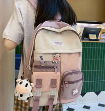 New Multi-pocket Waterproof Backpack Large Capacity Laptop Backpack College Schoolbag Backpacks for Teenage Girls Women Book Bag 2024 - buy cheap