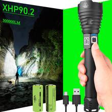 Linterna LED más potente XHP90 Linterna táctica telescópica USB recargable 18650 Luz de flash de caza XHP70.2 de alta potencia 2024 - compra barato