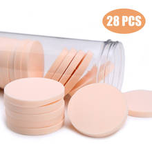 28 pcs Professional Round Shape BB Cream Powder Puff Portable Soft Cosmetic Puff Makeup Foundation Sponge For Women 1 Size Hot 2024 - buy cheap