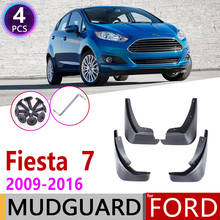 Mudflap for Ford Fiesta 7 MK7 Hatchback 2009~2016 Fender Mud Guard Splash Flaps Mudguard Accessories 2010 2011 2012 2013 2014 2024 - buy cheap