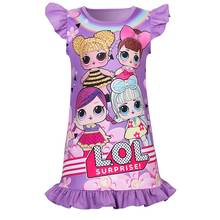 Girls Dresses LOL Cosplay Dress Kids Dress For Girl lol girl costume Halloween Clothes Christmas Costumes Dresses 3-10Y 2024 - buy cheap