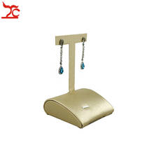 Creative Gold PU Earring Jewelry Display Stand Resin Stud Earring Jewelry Orginizer Exhibition Rack Counter Earring Holder Stand 2024 - buy cheap