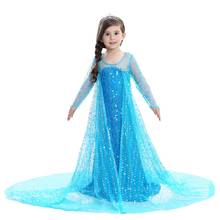 Summer Christmas Sequins White Party Dress Girl Halloween Kid Dresses for Girl Children Cosplay Princess Dress Costume 10 Years 2024 - buy cheap