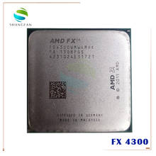 Процессор AMD FX-series FX4300 3,8 ГГц четырехъядерный, ЦП FX 4300 FD4300WMW4MHK 95 Вт Разъем AM3 + 2024 - купить недорого