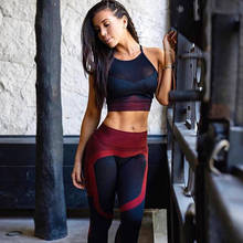 Sport Set Women Fitness Gym Clothing Yoga Suit Seamless Crop Tank Top Running Tights Leggings Sportswear Workout Bra Tracksuit 2024 - buy cheap