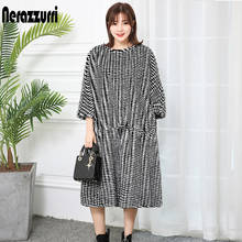 Nerazzurri Womens winter korean fashion 2021 Loose colorful warm fulffy faux fur pullover oversized women fake mink fur coat 2024 - buy cheap