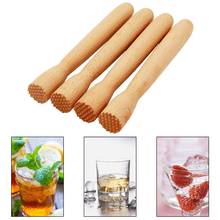 Beechwood Drink Muddler Wooden Masher Crusher Cocktail Damper Bar Tool Ice Hammer Bartender Barware 2024 - buy cheap