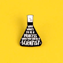 Scientist Black Beaker Brooch Enamel Pins Chemistry Experiment Scientist Brooches Lapel Shirt bag Metal Bag for Women Badge Pins 2024 - buy cheap