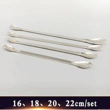 Weighing spoon1set 16/18/20/22cm lab double-head stainless steel drug Reagents sample spatula 2024 - buy cheap