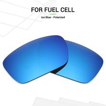 Mryok Anti-Scratch POLARIZED Replacement Lenses for Oakley Fuel Cell Sunglasses Ice Blue 2024 - buy cheap