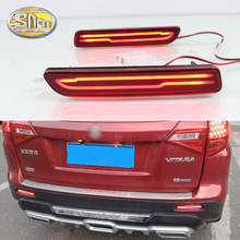 Sncn-refletor led para freio traseiro de carro com 2 peças, luz de aviso de neblina, para suzuki, ertriva, ciza, vitara, s-cross, sx4 2024 - compre barato