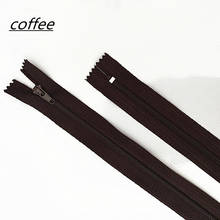 10 pcs. 10-60 cm (4-24 polegadas) zíperes de náilon café alfaiate sewer craft crafter 2024 - compre barato