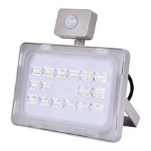LED PIR Motion Sensor Flood Light 50W 220V Outdoor Led Floodlight Refletor LED Spotlight Induction Outdoor Lighting DHL Shipping 2024 - buy cheap