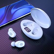 Auriculares inalámbricos TWS con Bluetooth 5,0, cascos impermeables con micrófono, HiFi 2024 - compra barato