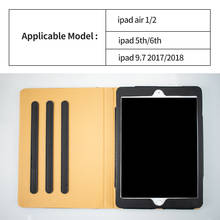 Кожаный ударопрочный чехол для iPad 9,7 2017 2018 air 2 a1822 a1566 a1893 a1474 2024 - купить недорого