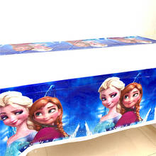 Disney Princess Frozen Anna Elsa 108*180CM Birthday Party Decoration Kids Supplies Disposable Tableware Tablecloth Baby Shower 2024 - buy cheap