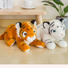 Animais de pelúcia macio tigre brinquedos de pelúcia travesseiro animal dos desenhos animados tigre peluche kawaii boneca algodão bebê brinquedos para crianças 2024 - compre barato
